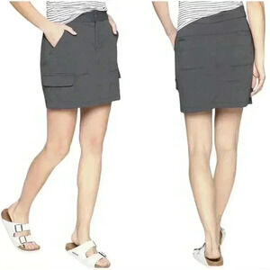 Women’s Athleta Trekkie Skort Dark Gray Activewear Size 10